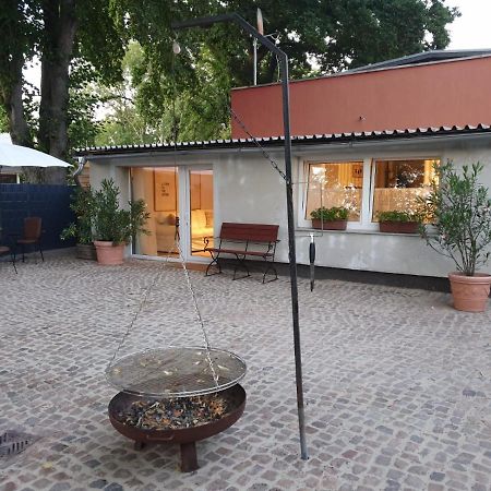 Ferienwohnung Lindenhof, Zentrumsnah Mit Terrasse Und Grillmoeglichkeit マクデブルク エクステリア 写真